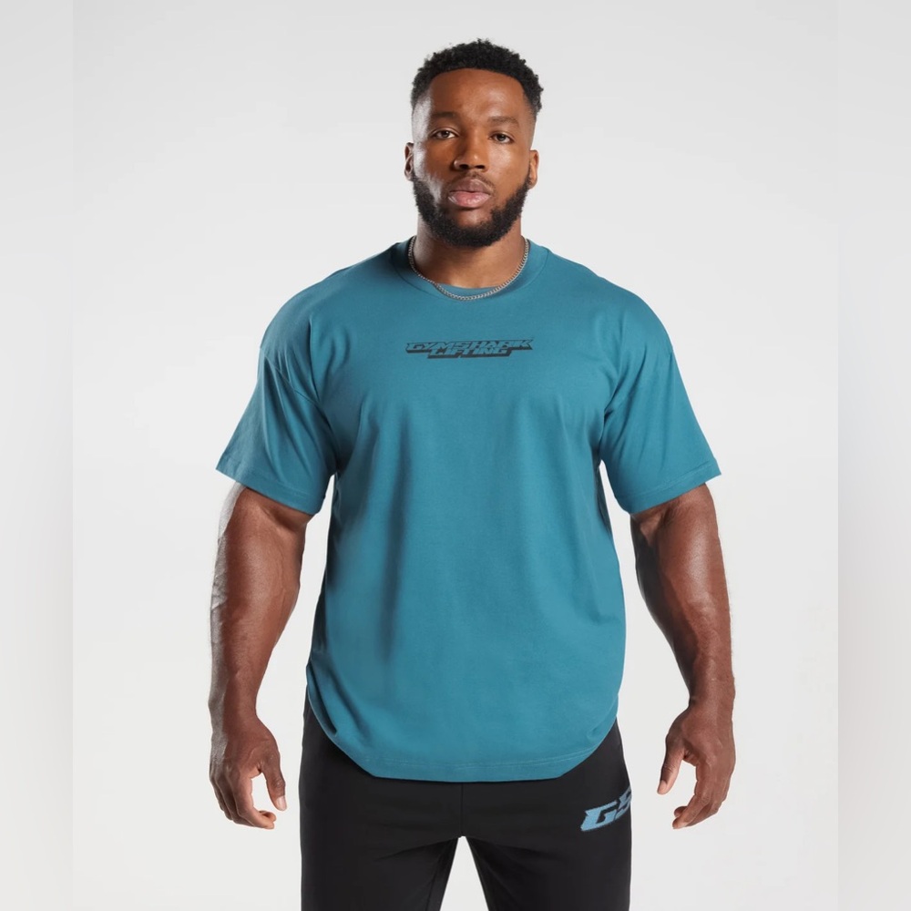 GYMSHARK INTERGALACTIC LIFTING OVERSIZED TEE NWT